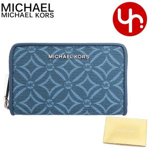 マイケルコース MICHAEL KORS 財布 コインケース 34F2SJ6D0J ヘリテージブルーマルチ スモール ジップ アラウンド カードケース ウォレット レディース｜import-collection-yr