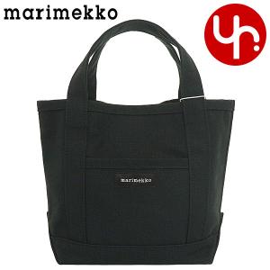 マリメッコ Marimekko バッグ トートバッグ 44400 ブラック RAIDE MINI PERUSKASSI ミニ ペルスカッシ コットン キャンバス トートバッグ レディース｜import-collection-yr