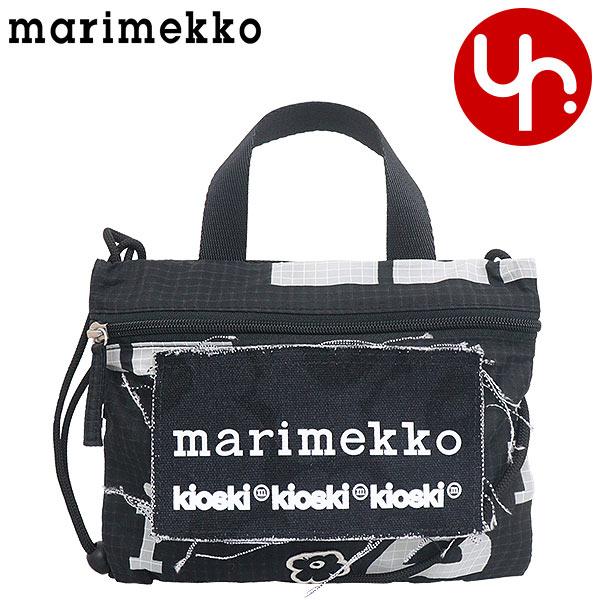 マリメッコ Marimekko バッグ ショルダーバッグ 92210 ブラック×ホワイト KIOSK...