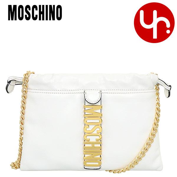 モスキーノ MOSCHINO バッグ ショルダーバッグ A7475 8008 ホワイト モスキーノ ...