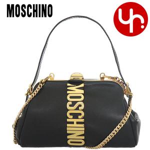 モスキーノ MOSCHINO バッグ ショルダーバッグ A7520 8008 ブラック モスキーノ ゴールド レタリング ロゴ レザー チェーン ショルダー ハンドバッグ レディース｜import-collection-yr