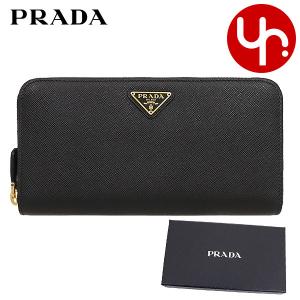 プラダ PRADA 財布 長財布 1ML506 QHH ネロ サフィアーノ レザー トライアングル ロゴ ラウンド ジップ ウォレット レディース｜import-collection-yr