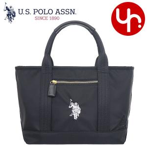 ユーエスポロアッスン U.S.POLO ASSN. バッグ トートバッグ USPA-2595 ブラック リサイクルナイロン ロゴ トートバッグ S レディース｜import-collection-yr