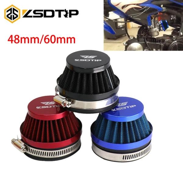 ZSDTRP スチールエアフィルター 32 35 38 42 45 48 55 60mm 2ストロー...