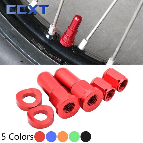 モトクロス バルブキャップ ディルトバイク リムロックナット ボルト スペーサー KTM ヤマハ ホ...
