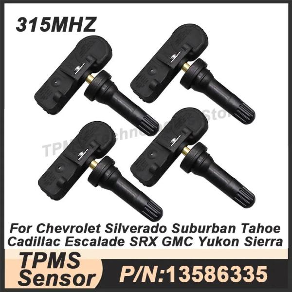 1/4個 TPMS タイヤ空気圧センサー 13586335 315MHz 対応 キャデラック エスカ...