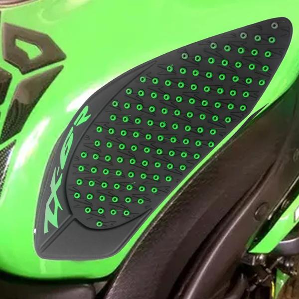 カワサキ ZX-6R (2009-2015年モデル) 用 3M サイドガスタンク ノンスリップ ニー...