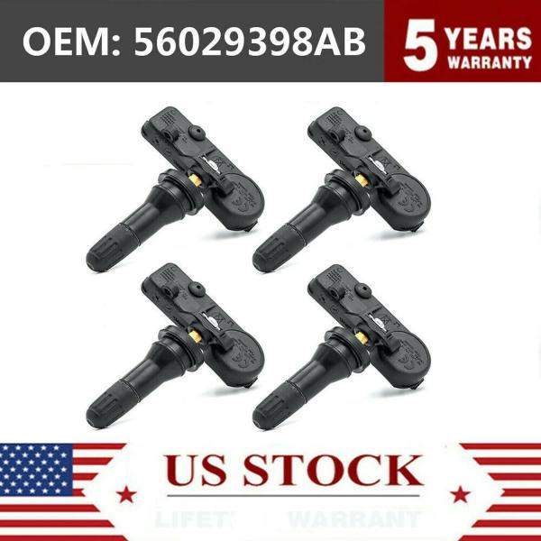 NEWX4PCS マパー 56029398AB タイヤ空気圧センサー TPMS ダッジ クライスラー...