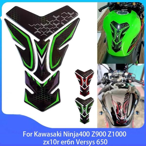 3D バイクタンクパッドプロテクターステッカー デカールアクセサリー カワサキ Ninja400 Z...