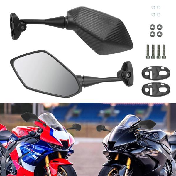 2個セット リフレクター サイドミラー バイク バックミラー リアビューミラー ホンダ CBR600...