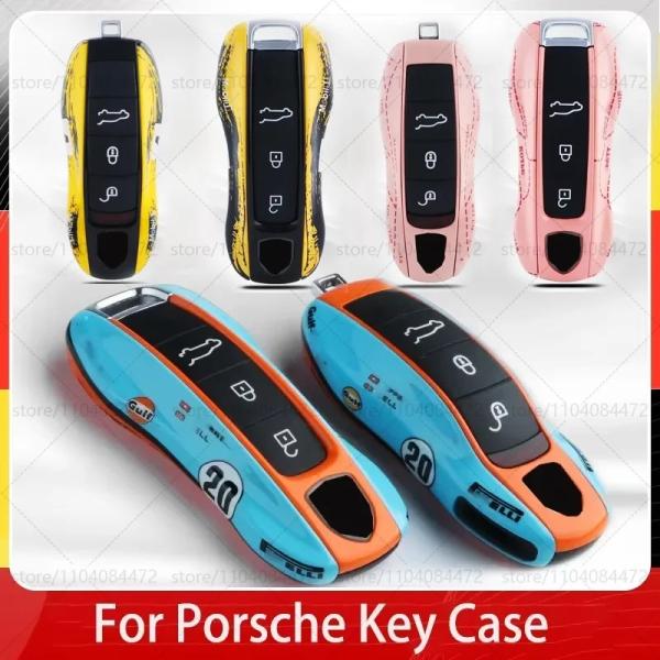ポルシェ カイエン 718 マカン パナメーラ 911 ボクスター カイマン 用 リモコンキーケース...