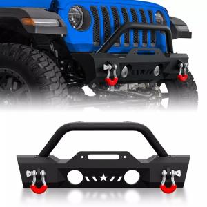 2007-2024年式 Wrangler JK JKU JL JLU アンリミテッド&グレーテッド JT (2/4ドア) 用フロントバンパー 並行輸入品｜import-express-net