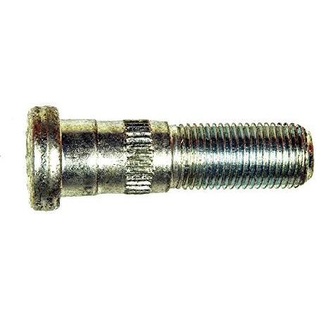 9/16-18 Serrated Wheel Stud - 0.625 In. Knurl, 2-1...
