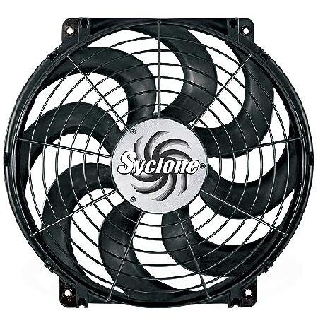 Flex-a-lite 398 サイクロン ブラック 16インチ Sブレード リバーシブル電気ファン...