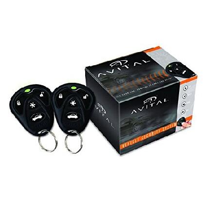 Avital 4103LX 4-Button Remote Start System with Ke...