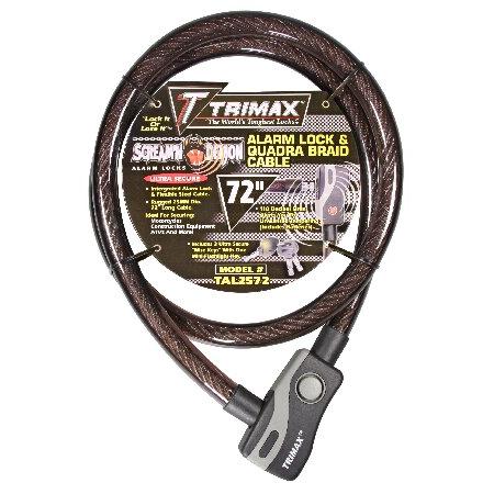 Trimax tal2572 6 &apos; x 25 mmアラームロックand quadra-braidケ...
