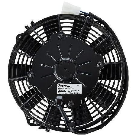 Spal 30100393 7.5&quot; Straight Blade Low Profile Fan ...
