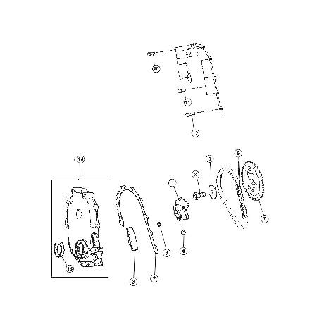 Mopar 5302 0487, Engine Timing Cover Gasket 並行輸入品