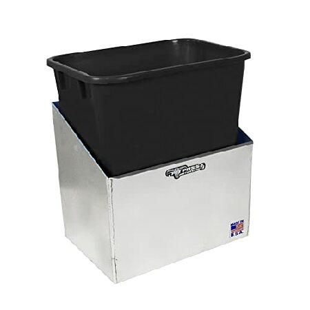 Pit Posse 453 ゴミ箱 アルミニウム同封 レース、トレイラー、店、ガレージ、ストレージ、...
