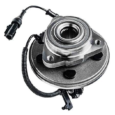 Detroit Axle - フロントホイールベアリング＆ハブ、ディスクブレーキローター セラミック...