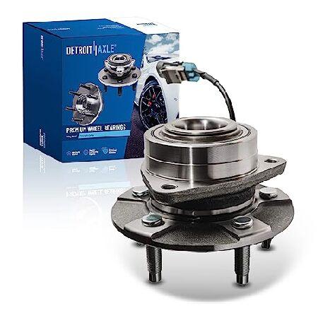 Detroit Axle 513189 フロントホイールベアリング ＆ ハブアセンブリ ドライバーま...