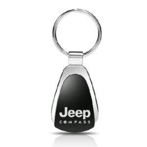 Au-TOMOTIVE GOLD Tear Drop Key Chain for Jeep Compass (Black) 並行輸入品｜import-express-net