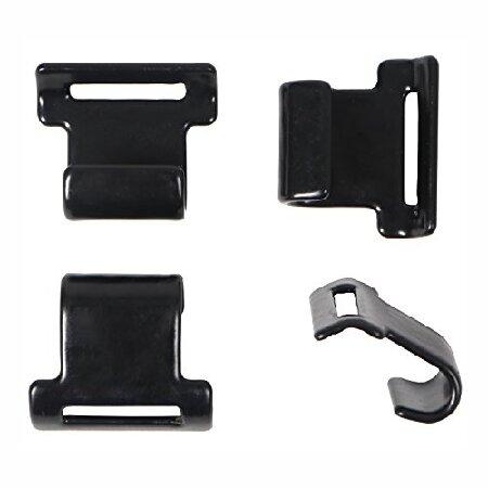 Rightline Gear  用カークリップ - ルーフラックなしのカートップキャリアに取り付け可...