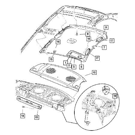 モーパーサンバイザークリップ 2000〜2005年ダッジネオン用 純正 品 輸入品