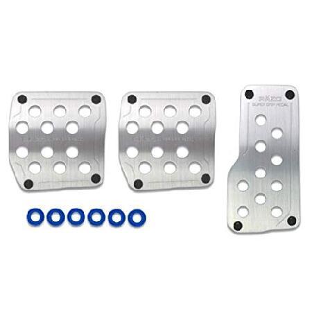 Razo RP123A スーパーグリップ シルバー マニュアルトランスミッションペダルセット - 3...