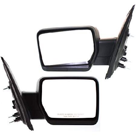 Kool Vue ミラー2個セット 2004-2014 フォード F-150 ドライバーと助手席側 ...