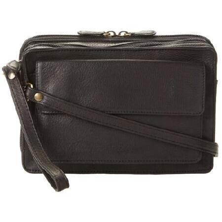 Derek Alexander Ew Top Zip with Rear Organizer, Bl...