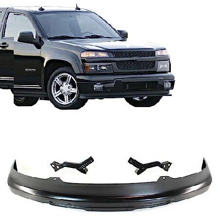 CarPartsDepot フロントブラックバンパーフェイスバー ブラケット付き 2004-2012...
