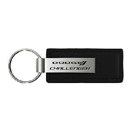 Dodge Challenger ブラックレザーキーホルダー 輸入品