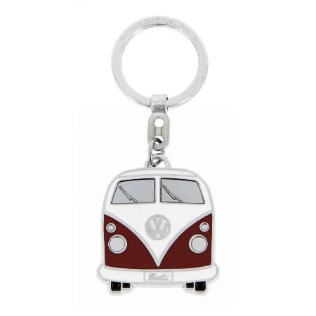 VW Campervan Key Ring in Dark Red Colours 輸入品