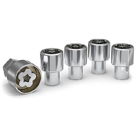 White Knight 42710 Chrome Mag Wheel Lock with Sock...