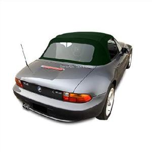 Sierra Auto Tops Convertible Top Replacement for BMW 1996-2002 Z3, TwillFast II Canvas, English Green, Plastic Window 並行輸入品｜import-express-net