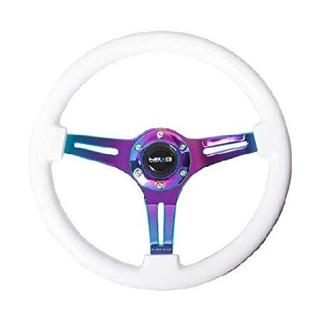 NRG Innovations ST-015MC-WT クラシック木目ホイール (350mm ネオク...