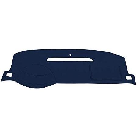 フォードサンダーバードベロアダッシュカバーマットパッド - Fits 2002 - 2005 ブルー...