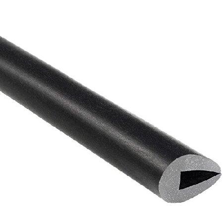 Trim-Lok ラバーエッジトリム - 1/4インチエッジ、13/16インチレッグ長さ、100フィ...