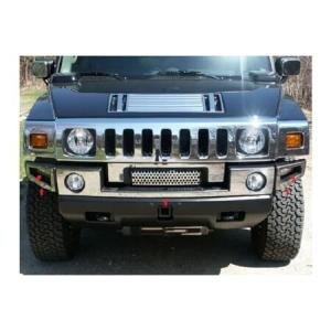 QAAは2003-2009 Hummer H2 5ピースステンレススチールフロントバンパートリムHV43007と互換性があります。 並行輸入品｜import-express-net