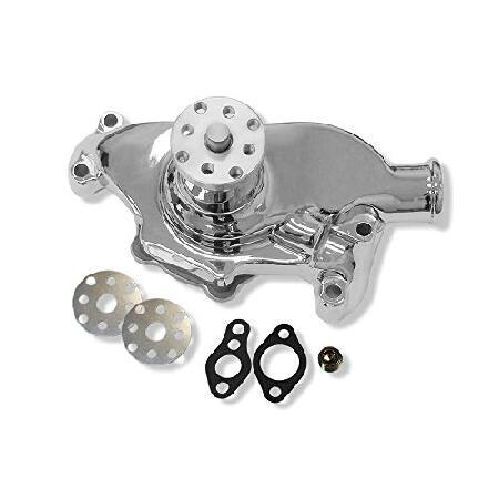 DEMOTOR PERFORMANCE 大容量 ショートウォーターポンプ クローム 55-68 SB...