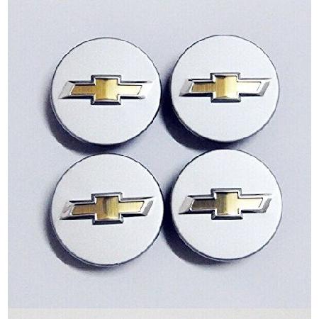 Tripoint 4ピース シボレーボウタイエンブレムホイールハブキャップ センターカバー 20ピン...