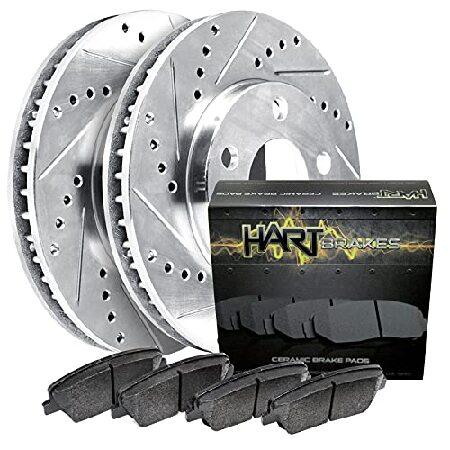 Hart Brakes Rear Brakes and Rotors Kit |Rear Brake...
