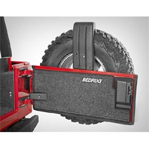 Bedrug テールゲートマット | 1997 - 2006 Jeep Wrangler TJ/LJ チャコールグレー 1枚 | BRTJTG 並行輸入品｜import-express-net