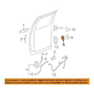 General Motors GM OEM Rear Door-Lock Striker 15844622 並行輸入品｜import-express-net