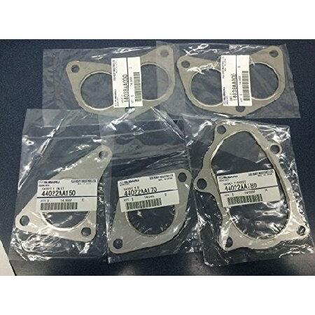 純正スバル排気ガスケットキットTurboマニホールドUp DownパイプWRX STI XT GT ...