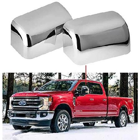 PerfecTech スーパーデューティー クロームメッキ ミラーカバー 超耐久性 トップハーフ 2...