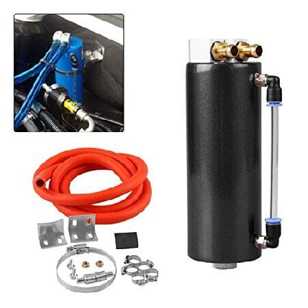 RYANSTAR アルミレーシングエンジンオイルキャッチタンク CAN ターボリザーバー ビレット ...