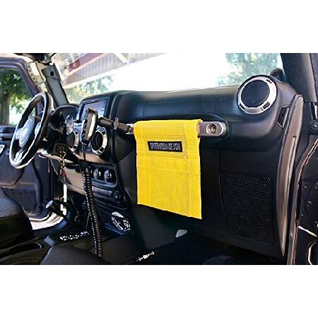 SPIDERWEBSHADE Jeep Wrangler メッシュ グラブバッグ アクセサリー 収納...