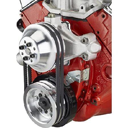 Speedway Motors 1:1 プーリーコンボ スモールブロック シボレーショートポンプキッ...